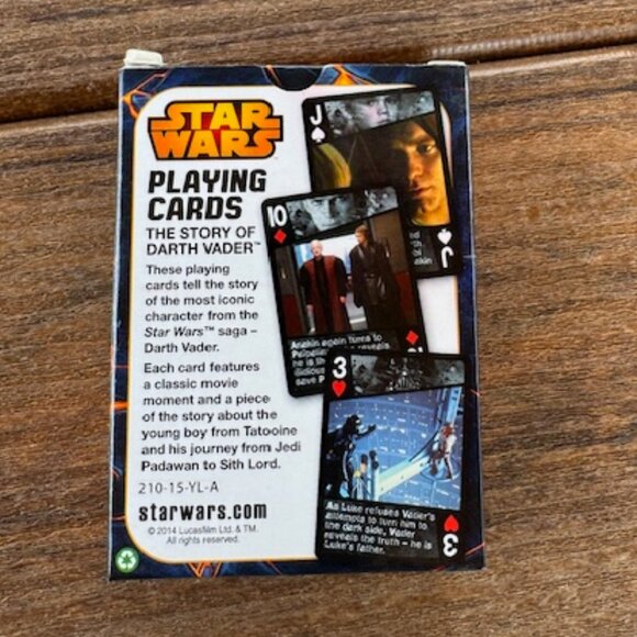 Star Wars Playing Cards The Story of Darth Vader - Picture 2 of 9
